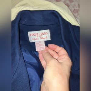 Vintage women’s suit. Shorts and blazer